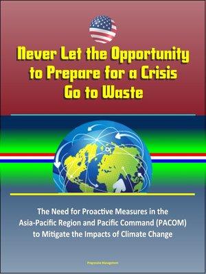 cover image of Never Let the Opportunity to Prepare for a Crisis Go to Waste